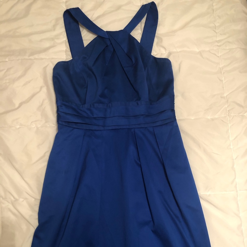 Short David’s Bridal Royal Blue Dress